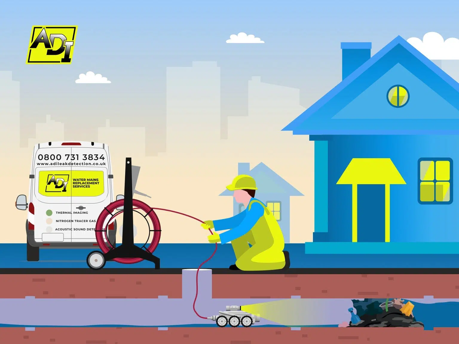 Drainage CCTV Surveys & Investigations Horley
